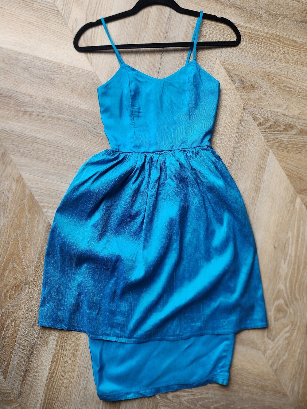 Vintage 60s Inspired Teal turquoise 2-piece dress and cropped jacket ensemble